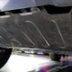 The front skid plate looks to be made of reasonably thick aluminum.